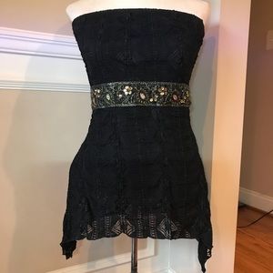 Vintage strapless top